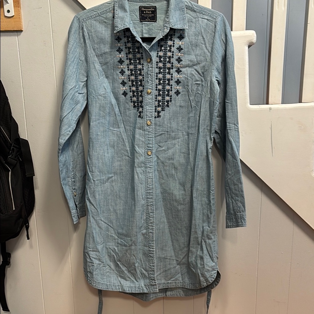 Abercrombie & Fitch Light Blue Mini Dress